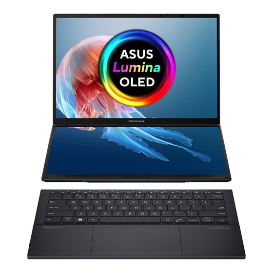 Asus ZenBook Duo UX8406MA-PZ051W, 90NB12U1-M00EV0, 14" 3K OLED Touchscreen 120Hz, Intel Core Ultra 9 185H, 32GB, 2TB SSD, W11H, Intel Arc Graphics
