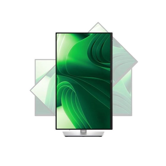 Monitor Dell P2425DE, 24" QHD 100Hz, IPS, 5ms, HDMI, DisplayPort, USB C, USB A, RJ45, Tilt/Height Stand, Pivot