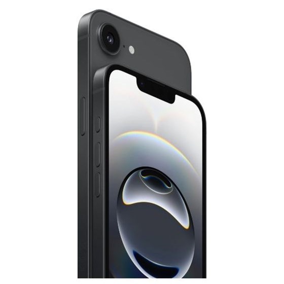 Apple iPhone 16e, 6.1", 128GB, iOS 18, Black, md1q4sx/a