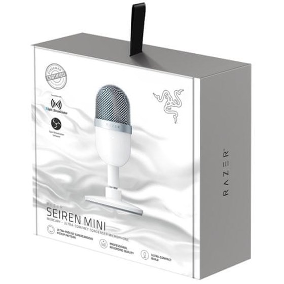 Razer Seiren Mini - Ultra-Compact Condenser Microphone - Mercury