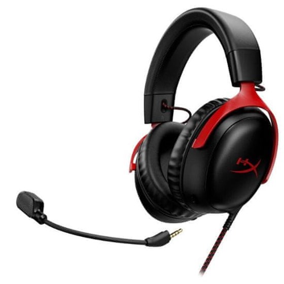 Slušalice HP HyperX Cloud III Black/Red Gaming, 727A9AA
