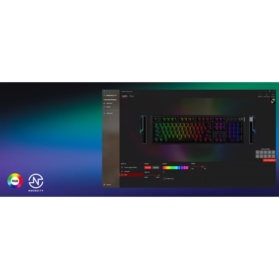 HP HyperX Alloy Rise Gaming Keyboard-US 7G7A3AA