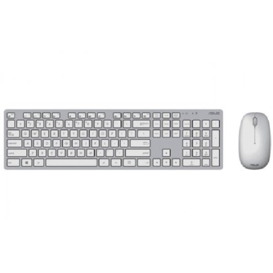 Tipkovnica + miš Asus W5000, bežični, bijeli, 90XB0430-BKM3A0