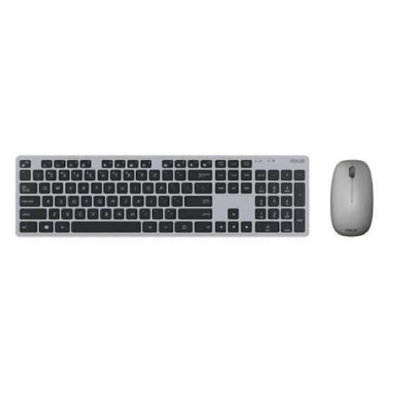 Tipkovnica + miš Asus W5000, žičani, sivi, 90XB0430-BKM300