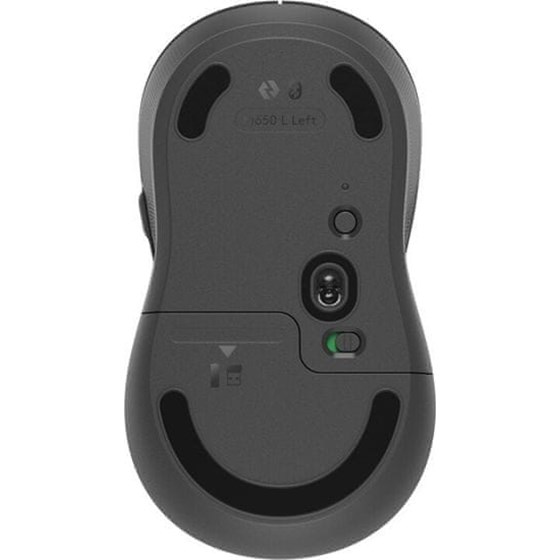 Miš Logitech M650 L, bežični, grafitna/crna, za ljevake