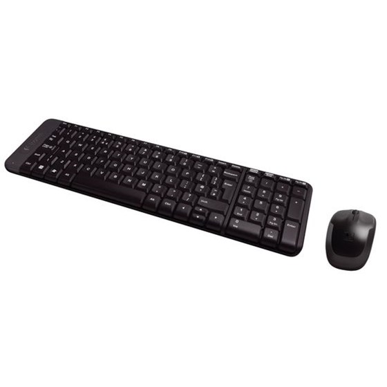 Tipkovnica i miš Bežični Logitech MK220 Wireless Desktop USB crna P/N: 920-003168