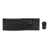 Tipkovnica i miš Bežična Logitech MK270 Wireless Desktop USB crna P/N: 920-004532