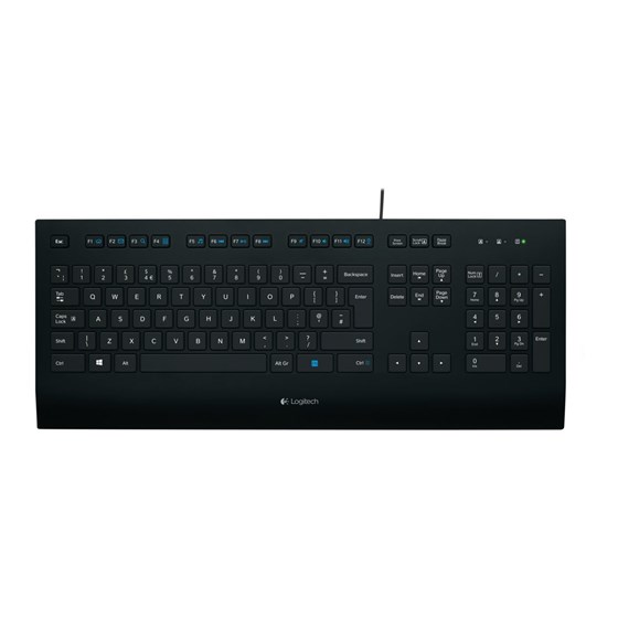 Tipkovnica Žična Logitech K280 USB crna P/N: 920-005217