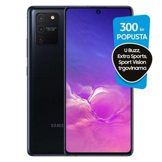 Smartphone Samsung Galaxy S10 Lite Crni Snapdragon 855 Octa Core 2.84Ghz 8GB 128GB 6.7" Android 10 DualSim Bluetooth 5.0 NFC Wi-Fi USB Type-C (PROMO) P/N: SM-G770FZKDSIO