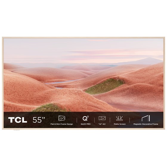 TV TCL 55A300W, 55" 4K UHD, QLED, Smart TV, 55A300W