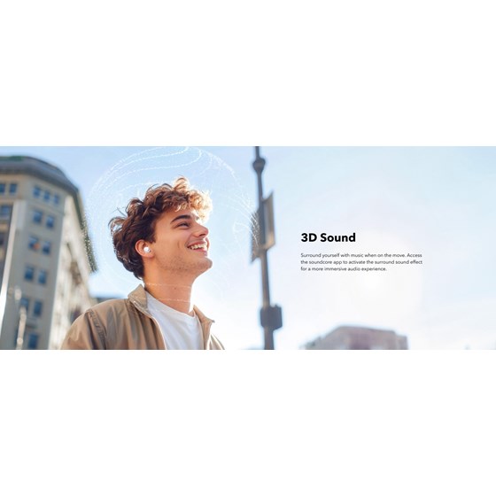 Anker Soundcore A30i bežične slušalice, bijele