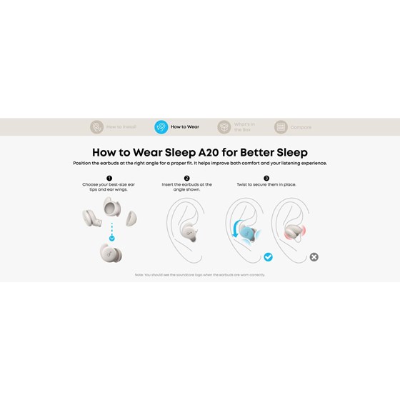 Anker Soundcore Sleep A20 bežične slušalice