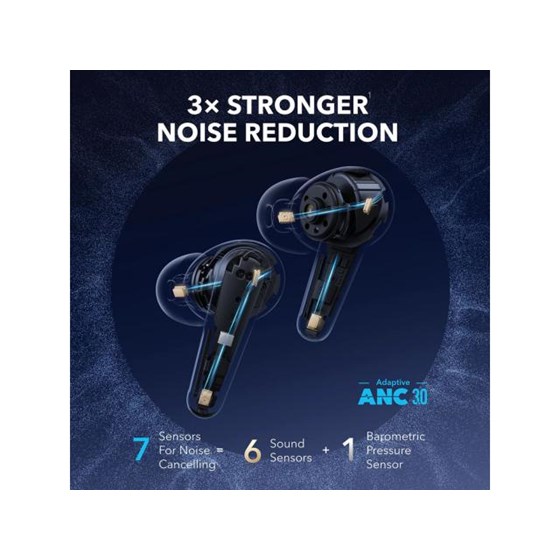 Anker Soundcore Liberty 4 Pro bežične slušalice, sjajno svijetlo plave