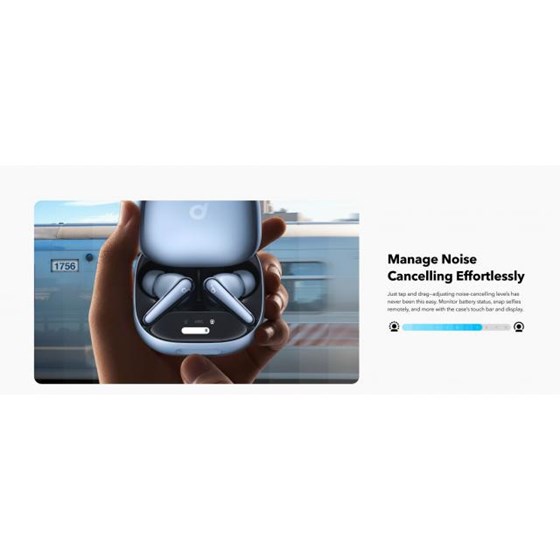 Anker Soundcore Liberty 4 Pro bežične slušalice, sjajno svijetlo plave