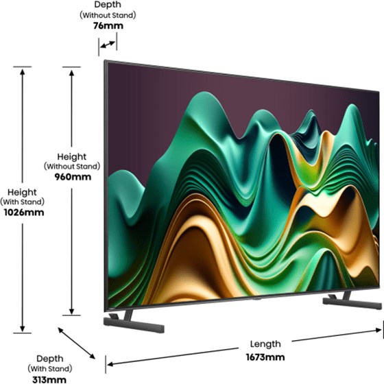 TV HISENSE 75U6NQ, 75" 4K UHD, ULED, Smart TV, 75U6NQ