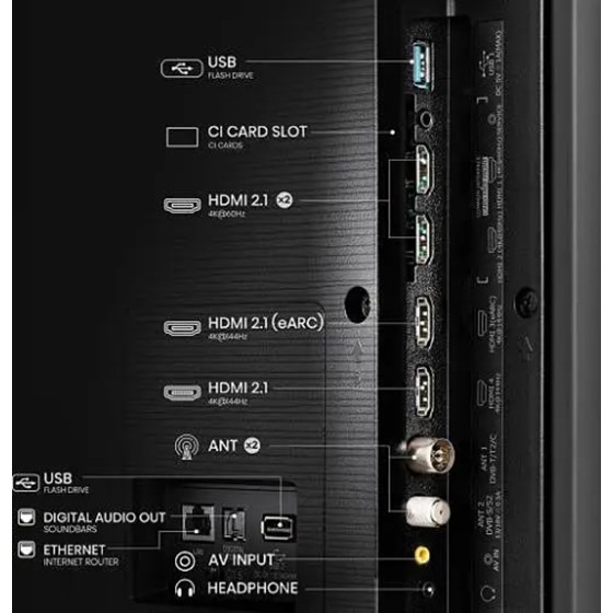 TV HISENSE 85E7NQ PRO, 85" 4K UHD, QLED, Smart TV, 85E7NQ PRO