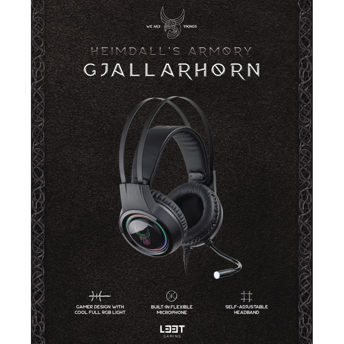 Slušalice L33T Gaming Gjallarhorn sa mikrofonom Heimdall Start Level