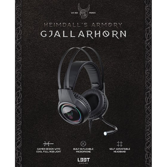 Slušalice L33T Gaming Gjallarhorn sa mikrofonom Heimdall Start Level