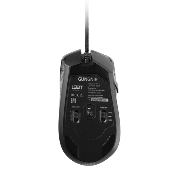 Miš L33T Gaming GUNGNIR Gaming Miš. 8 Tipki. 16.000 DPI Ergonosmki RGB ODIN