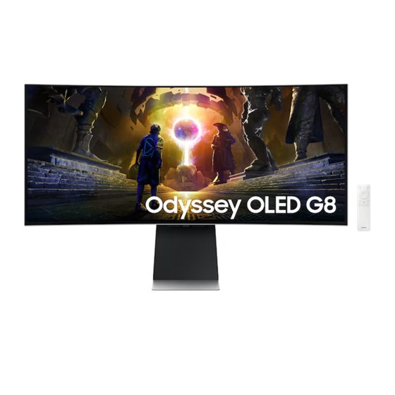 Monitor Samsung LS34DG850SUXDU, 34" UWQHD, OLED Glare Free, 175Hz 0.03 ms, 2xHDMI, DP, Srebrni