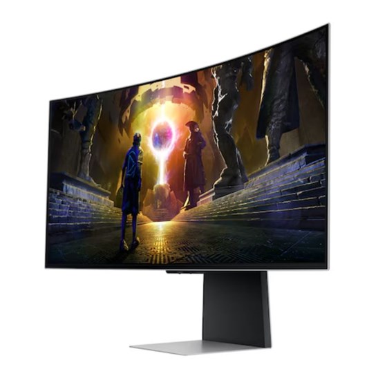 Monitor Samsung LS34DG850SUXDU, 34" UWQHD, OLED Glare Free, 175Hz 0.03 ms, 2xHDMI, DP, Srebrni
