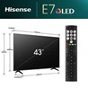 TV HISENSE 43E7NQ, 43" 4K UHD, QLED, Smart TV, 43E7NQ
