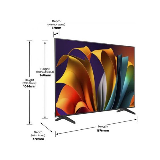 TV HISENSE 75A6N, 75" 4K UHD, LED, Smart TV, 75A6N