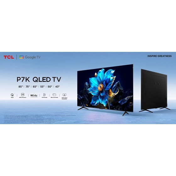 TV TCL 50P7K 50" 4K UHD, QLED,  Smart TV, 50P7K