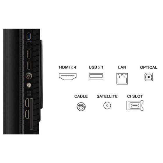 TV TCL 55P8K 55" 4K UHD, QLED,  Smart TV, 55P8K