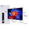 TV TCL 75P8K 75" 4K UHD, QLED,  Smart TV, 75P8K