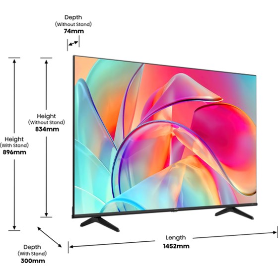 TV HISENSE 65E7KQ, 65" 4K UHD, QLED, Smart TV, 65E7KQ