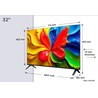 TV TCL 32S4K, 32" HD, QLED, Smart TV, 32S4K