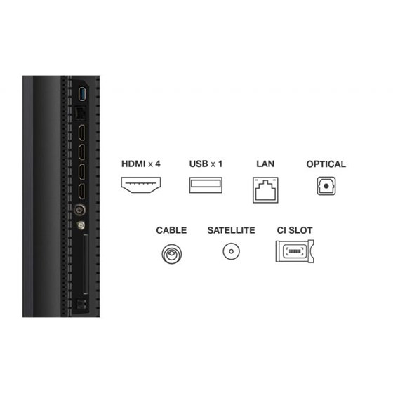 TV TCL 50C7K, 50" 4K UHD, minLED, Smart TV, 50C7K