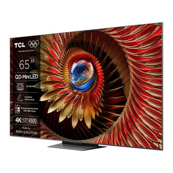 TV TCL 65C8K, 65" 4K UHD, minLED, Smart TV, 65C8K