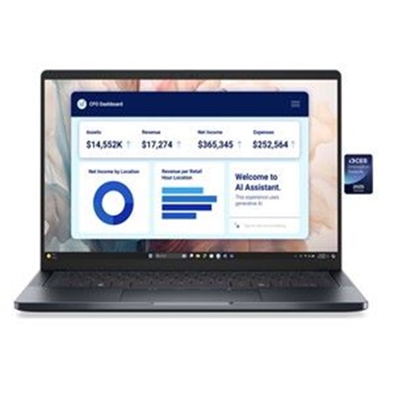 Dell Pro 14 Premium, N1343, 14" FullHD+, Intel Core Ultra 7 266V vPro, 16GB, 512GB SSD, W11P, Intel Arc Graphics