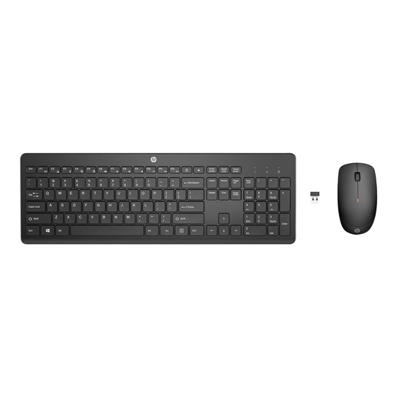 Miš i Topkovnica bežična HP 235 Wireless Mouse and Keyboard Combo, 1Y4D0UT