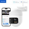 Imilab EC6 Panorama Smart WiFi 6  sigurnosna kamera, vanjska, 3.5K, 3MP×2, 180° Panoramic View, Color Night Vision, LAN, IP66, Mi Home/Xiaomi, Alexa & Google Assistant