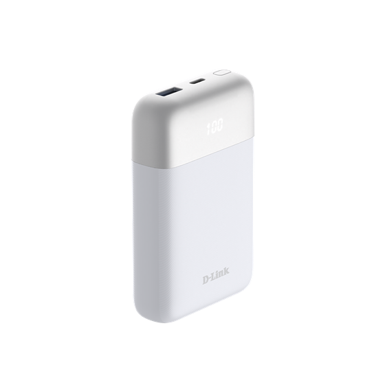 D-Link Powerbank DPP-101, 10.000 mAh, 18W sa USB-C kablom, bijeli