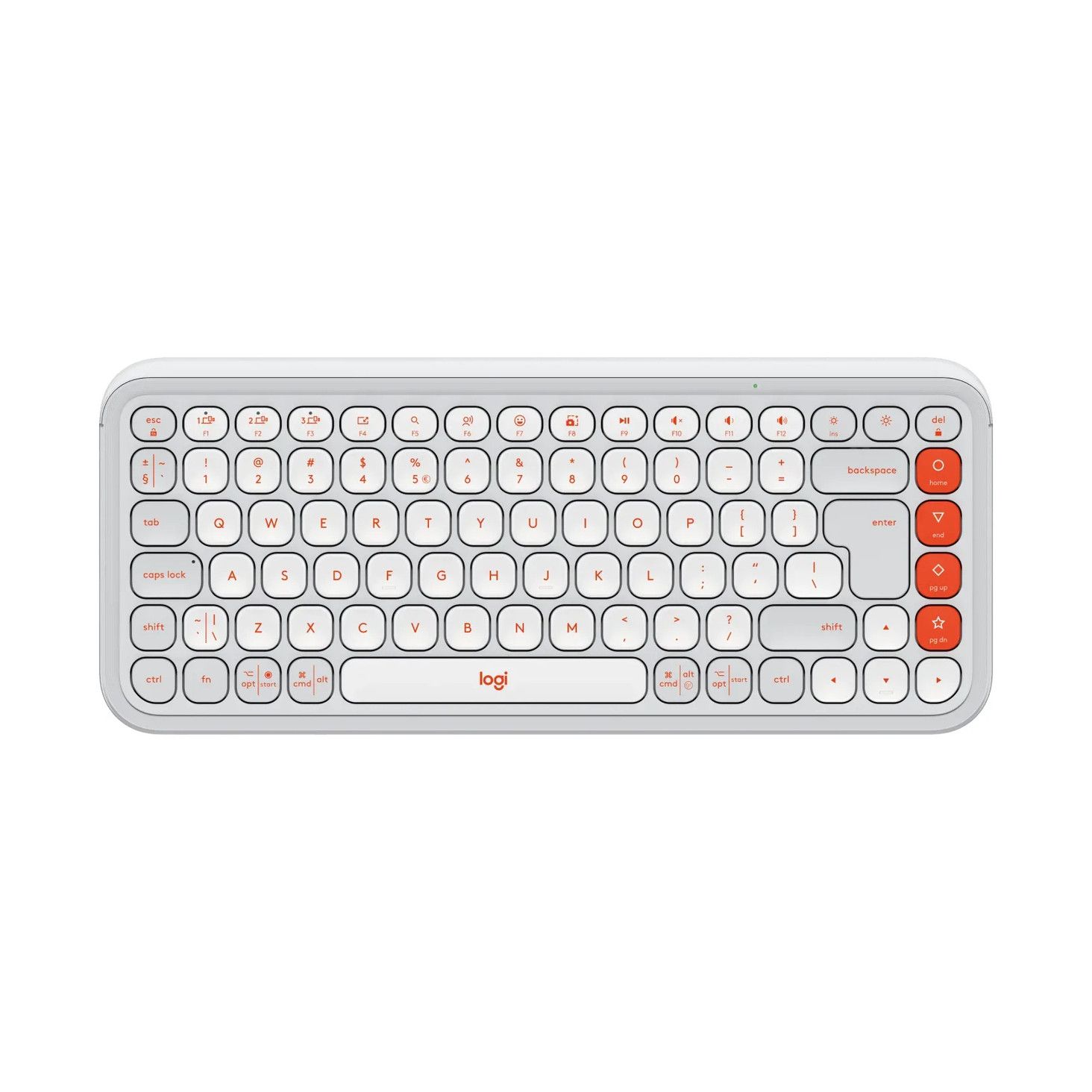 Tipkovnica Logitech POP Icon White Orange P/N: 920-013072