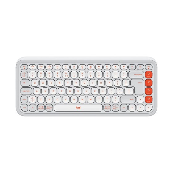 Tipkovnica Logitech POP Icon White Orange P/N: 920-013072