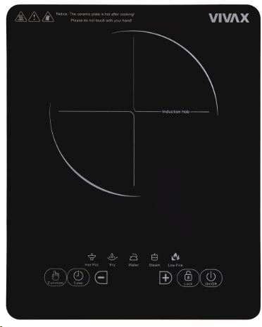 VIVAX HOME Indukcijska ploča HPI-1500TP