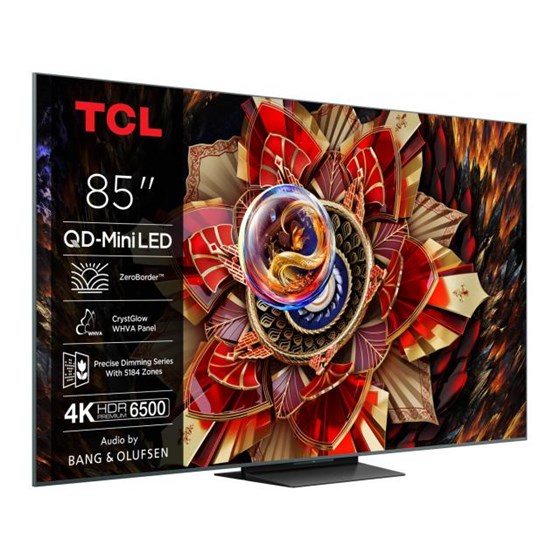 TV TCL 85C9K, 85" 4K UHD, minLED, Smart TV, 85C9K