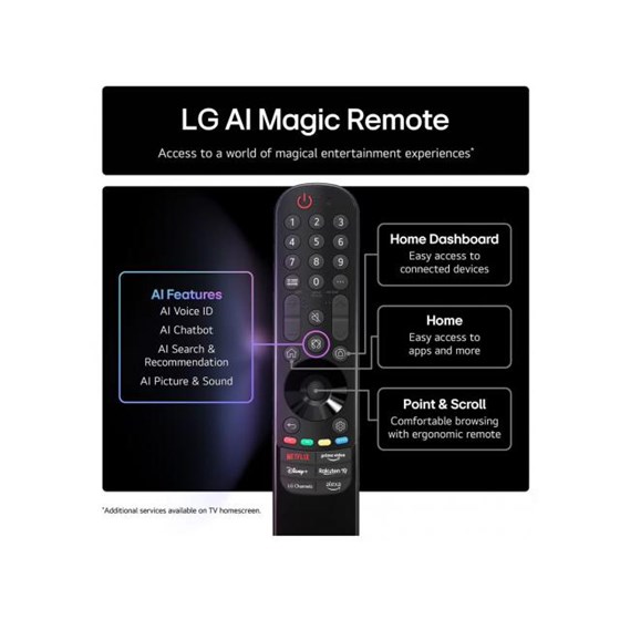 TV LG 65QNED84A3C.AEU 65" 4K UHD, QNED, Smart TV, 65QNED84A3C.AEU