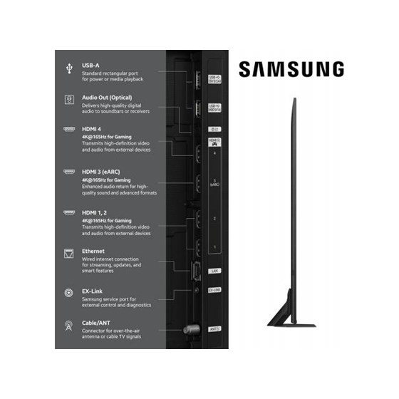 TV Samsung QE43QN90FATXXH (2025), 43" 4K UHD, QLED, Smart TV, QE43QN90FATXXH