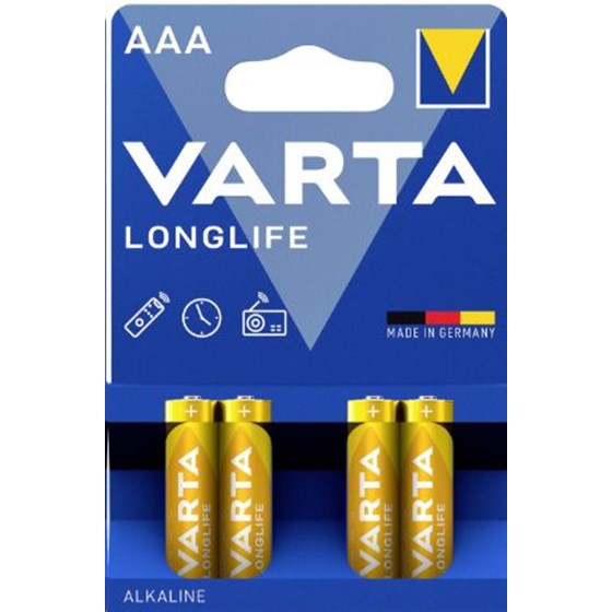 VARTA LONGLIFE AAA BLI4 LR03