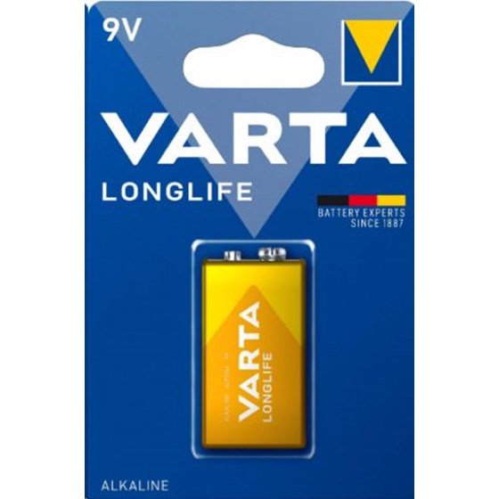 VARTA LONGLIFE 9V BLI1 6LR 61