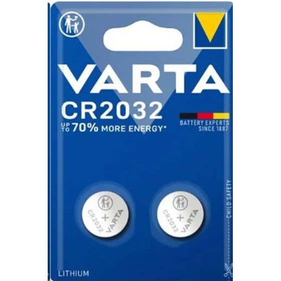 VARTA LITHIUM CR 2032, BLI 2