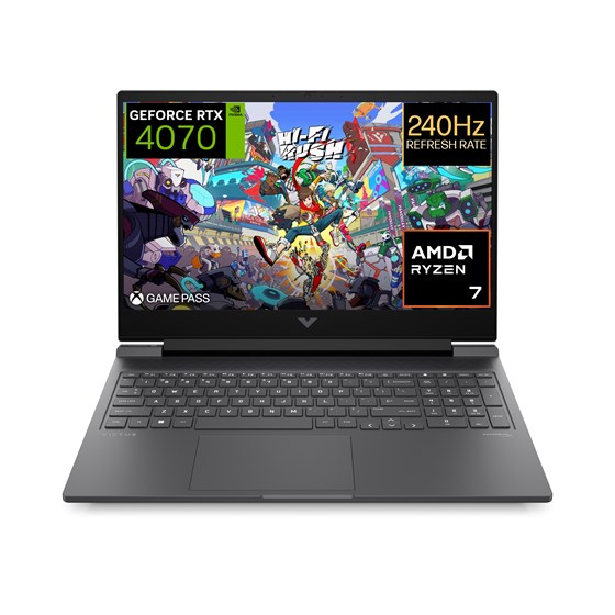 Victus 16-s1023nm, B0UC7EA, 16.1" QHD 240Hz, AMD Ryzen 7 8845HS AI, 32GB, 1TB SSD, FreeDOS,  NVIDIA GeForce RTX 4070 8GB