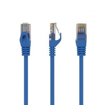 Kabel UTP CAT 6 0.5m Gembird Plavi, PP6U-0.5M/B
