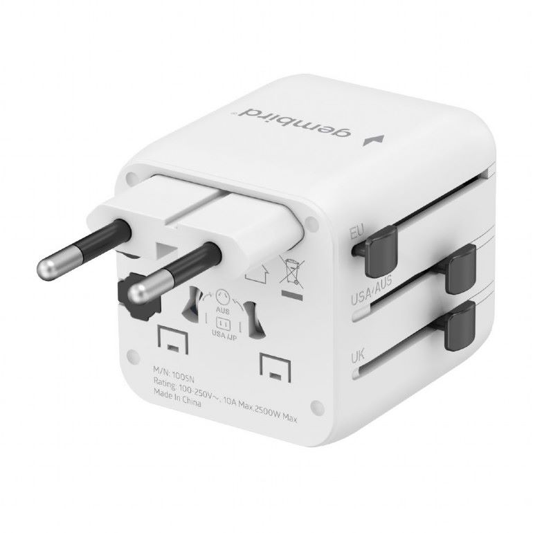 Univerzalni punjač travel adapter sa priključcima US/UK/EU/AU